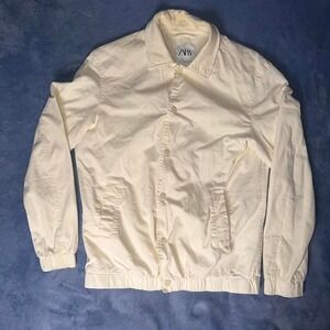 Zara cream jacket in a men